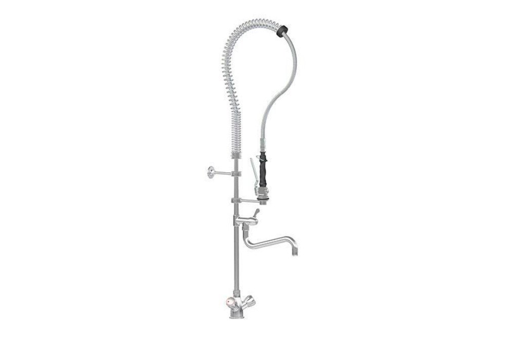 Douchette monotrou a-line mont. sr table - avec robinet intermed. 1/4 tour