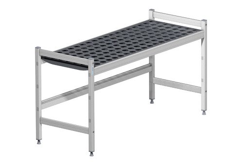 Vestiaire rek/-bank - 1 niveau - 1200x460x600mm