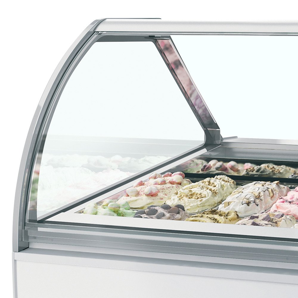 MILLENNIUM LX12 Geventileerde display voor schepijs