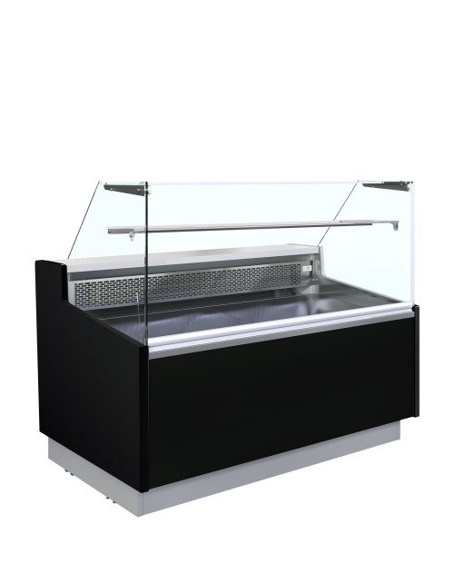 VEL1420B (EUROMINI) Zwarte koeltoonbank