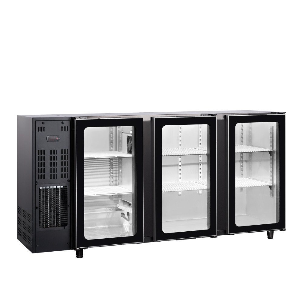 TBC3G 206B  Barkast met glas deuren (FGB351/206V)