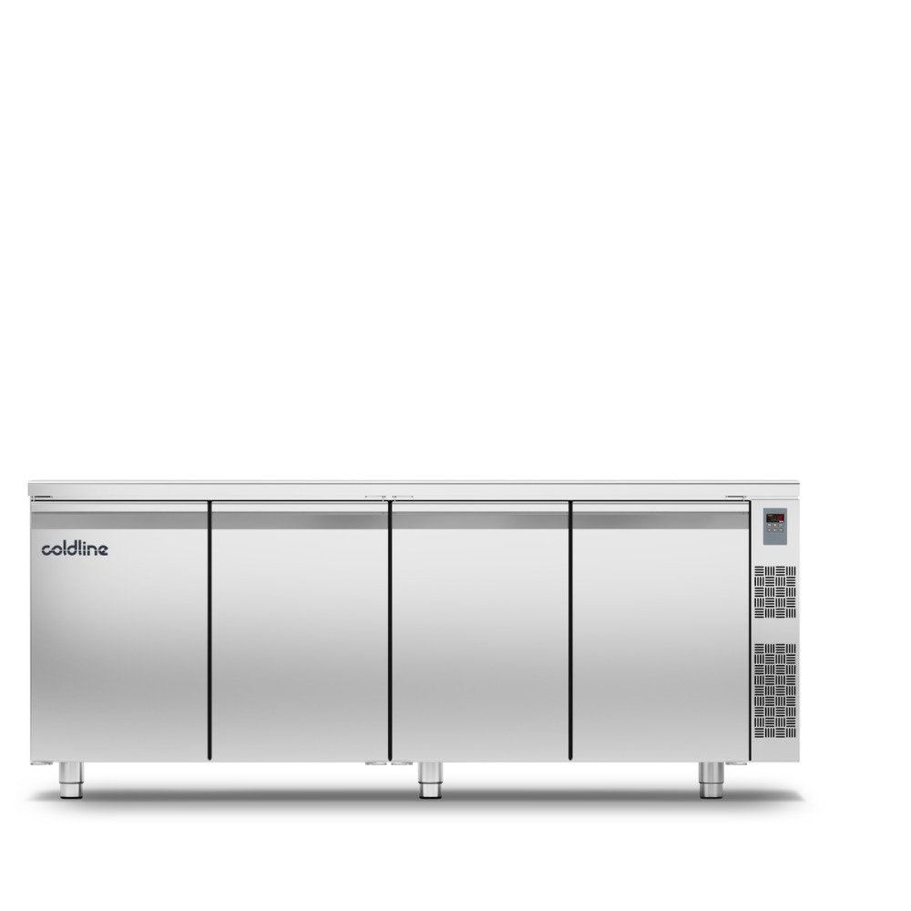 MASTER 4P/SG Geventileerde koelwerkbank 4 deurs GN1/1  - zonder koelgroep