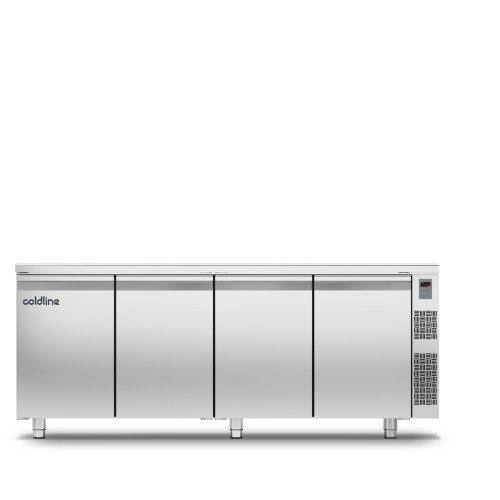 MASTER 4P/SG Geventileerde koelwerkbank 4 deurs GN1/1  - zonder koelgroep