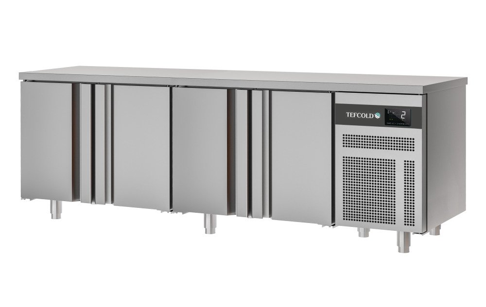 EURO GN4 Gekoelde werktafel 4deurs GN1/1