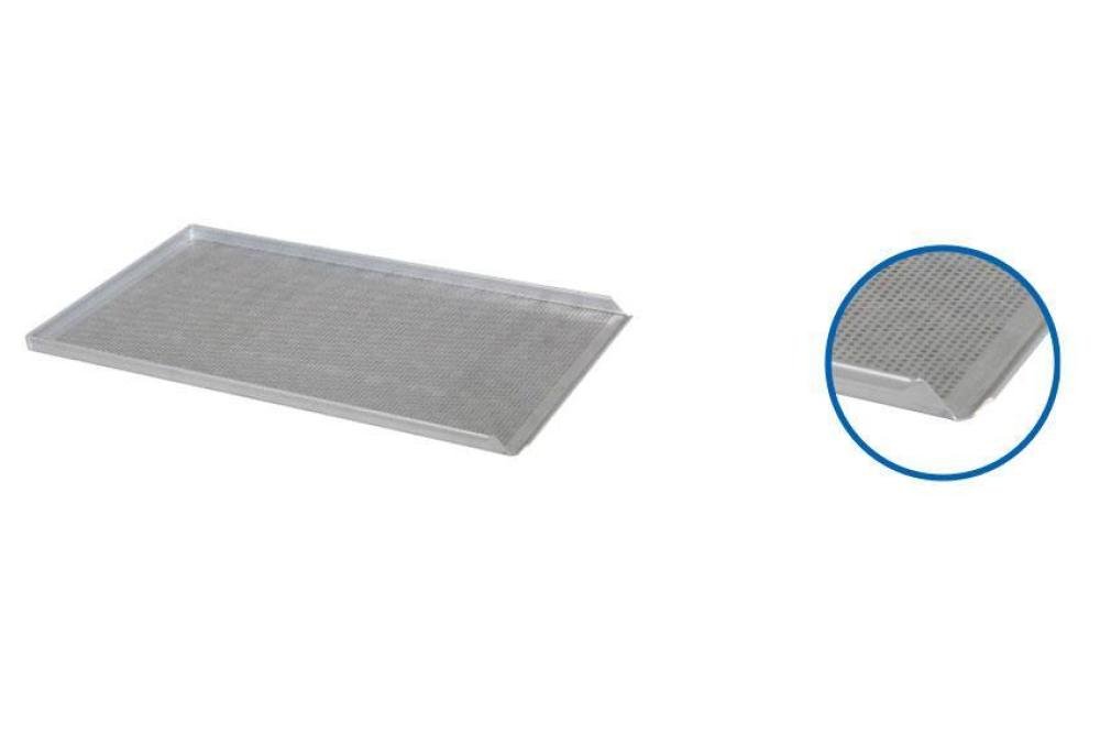ABP-1131-000 | PLAQUE DE FOUR ALU 325X530X20MM PERFORE 3 BORDS 90° + 1 INCLINE 1,5MM