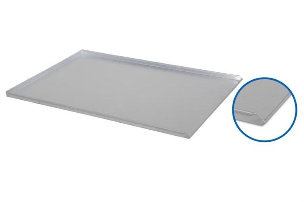 ABP-8630-000 | PLAQUE DE FOUR ALU 800X600X23MM 3 BORDS 90° + 1 INCLINE 1,5MM