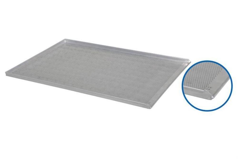 ABP-8631-000 | PLAQUE DE FOUR ALU 800X600X23MM PERFOREE 3 BORDS 90° + 1 INCLINE 1,5MM