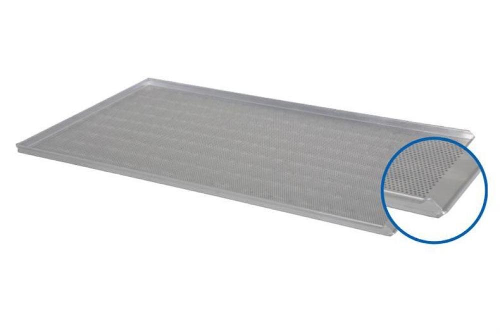 ABP-9531-000 | BAKPLAAT ALU 980X580X23MM GEPERFOREERD 3 BOORDEN 90° + 1 SCHUINE 1,5MM