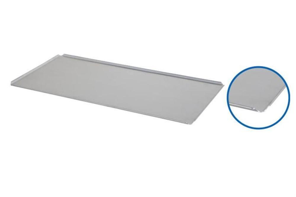 ABP-8400-000 | BAKPLAAT ALU - 800X400X10MM 4 OPEN HOEKEN 45° -  1,5MM