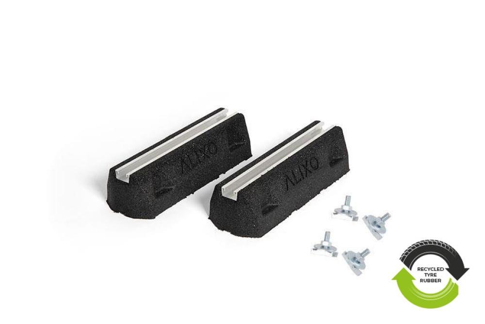 ALX-1249-000 | ALIXO-FOOT SET 400X135X100MM 2 SOKKELS INCL INLEGMOEREN M10X30