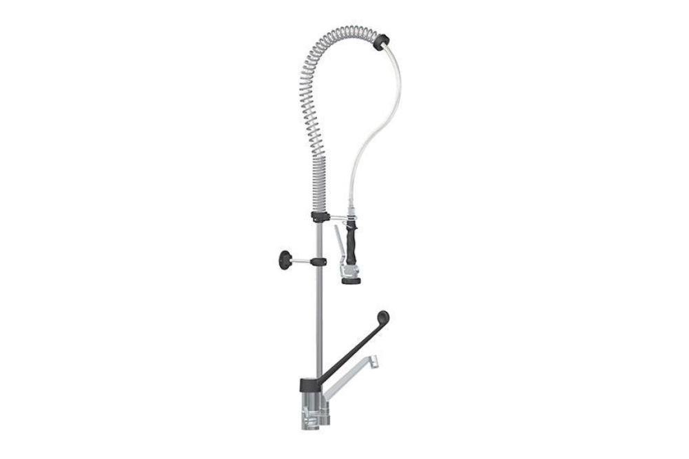 LKF-2611-000 | ENKELGATS VOORSPOELDOUCHE TAFELMODEL INCL. ELLEBOOGBEDIENING