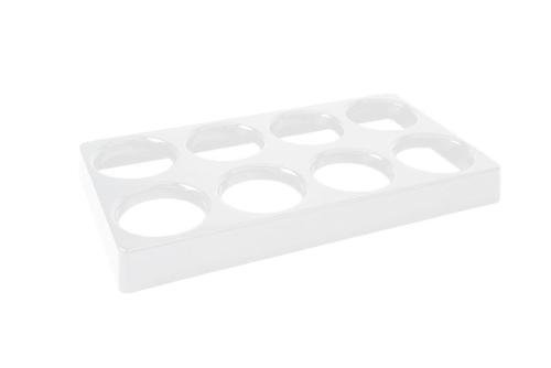 LPA-8044-010 | PRESENTOIR - 780X415X80MM POUR 8 SALADIERS 180X180 MM