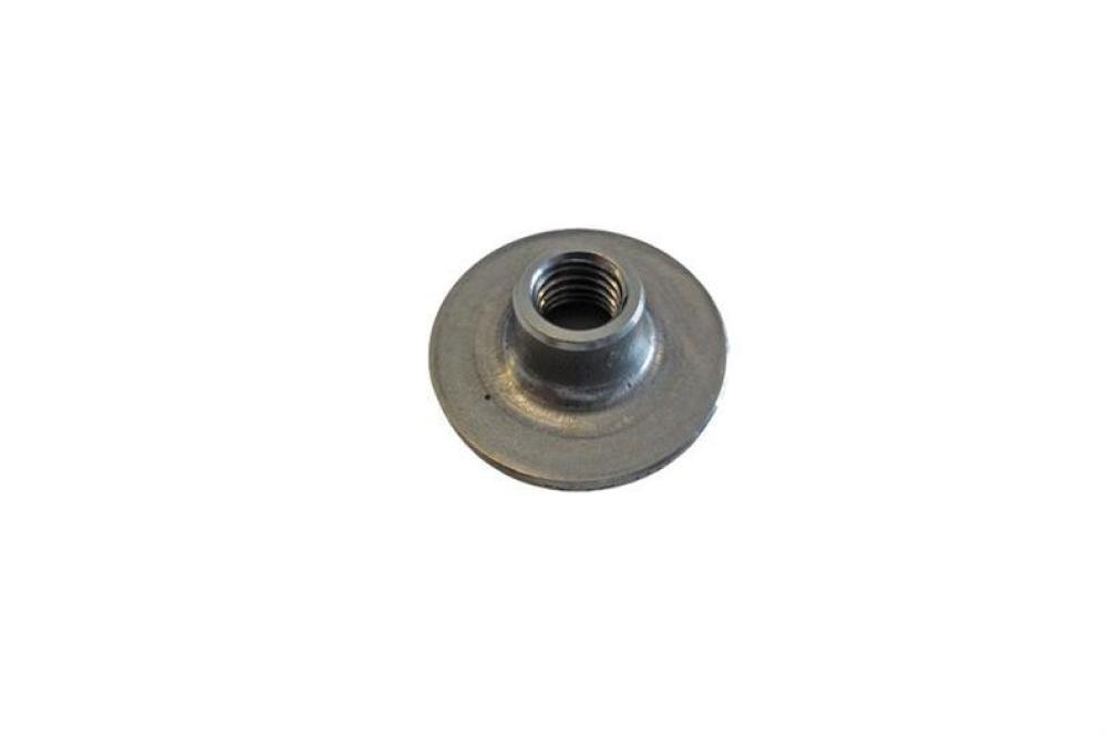 TSP-6238-000 | AANLASPLAAT BUIS ROND 38MM RVS AISI 304 - MET DRAADINZETSTUK M12