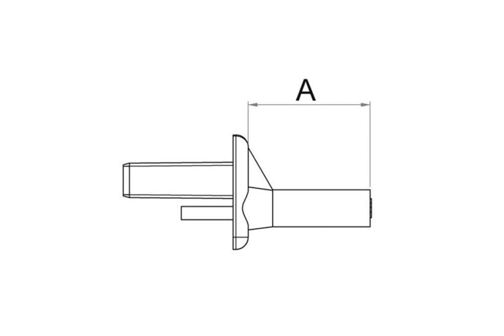 RNB-9050-000 | EMBOUT BARRE DE FIXATION 20MM VERSION A
