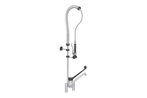 LKF-2631-000 | DUBBELGATS VOORSPOELDOUCHE TAFELMODEL INCL. KWARTSLAG TUSSENKRAAN