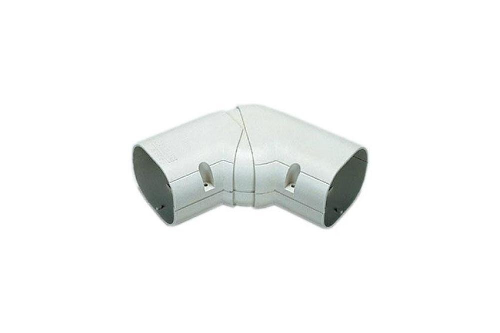 DIN-1527-311 | CLEAN DUCT 100 - COUDE PLAT AJUSTABLE 45° - 90°