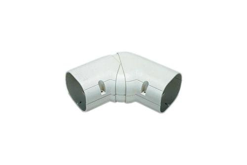DIN-1527-311 | CLEAN DUCT 100 - COUDE PLAT AJUSTABLE 45° - 90°