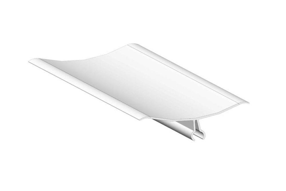 CRC-3401-307 | KLEINE AFGERONDE HOEK ZACHTE RAND PVC - 4MTR/LNG