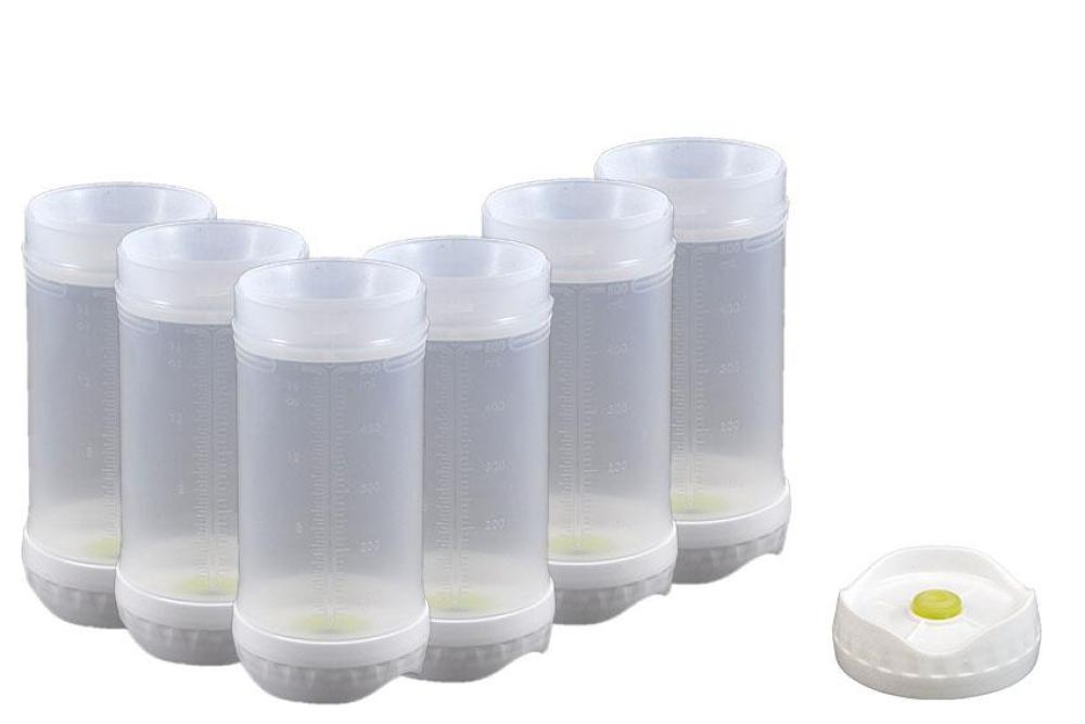 FFO-5221-000 | BACK UP FLES 473ML - 6PCE/PCK MET MEDIUM ENKELGATS MEMBRAAN