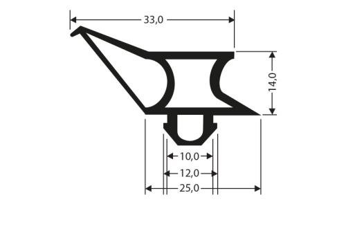 JPC-0130-050 | INDRUKPROFIEL 2,2MTR/LNG