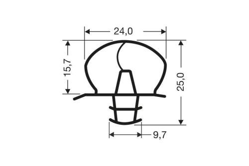 JPC-0170-050 | INDRUKPROFIEL 2,5MTR/LNG