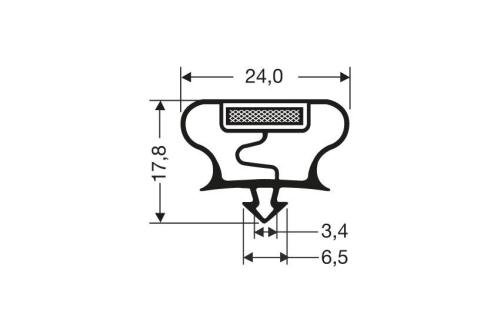 JPC-1990-050 | INDRUKPROFIEL 2,5MTR/LNG