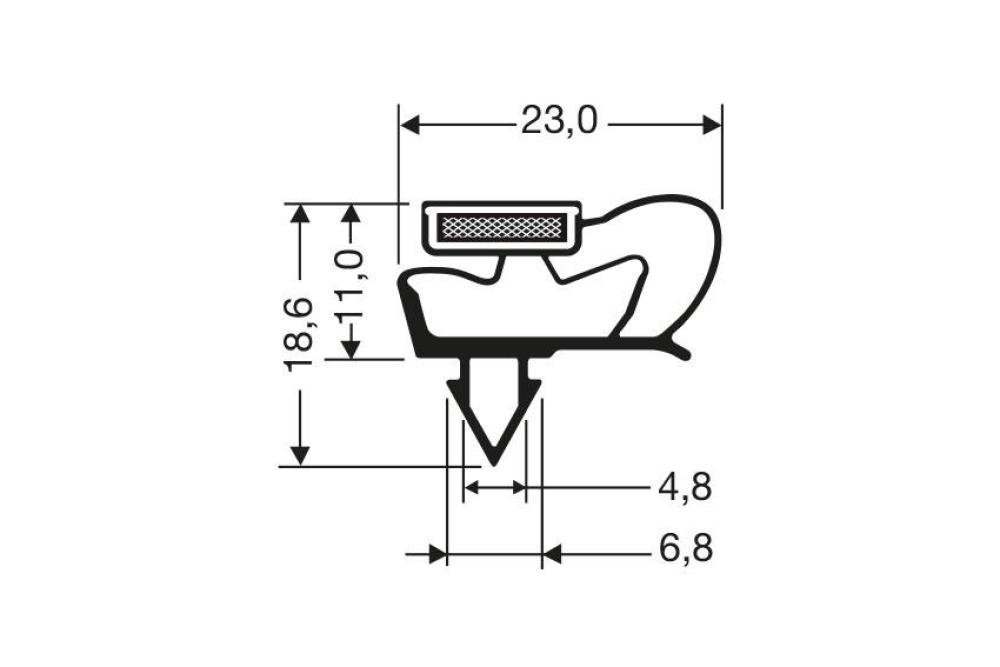 JPC-2000-050 | JOINT A CLIPSER 2500MM/LNG
