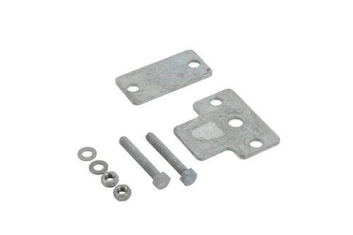 MGS-9001-000 | GEGALVANISEERD MONTAGEPLAATJE+BOUTENSET VOOR GRONDMONTAGE - 4PCE/SET