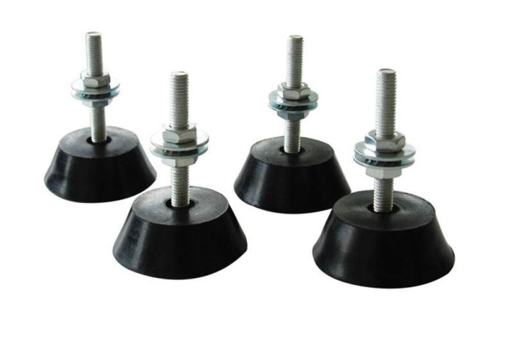 LAV-0123-000 | PIED D'AMMORTISSEMENT CONIQUE M8 48X17MM - 4PCE/PCK