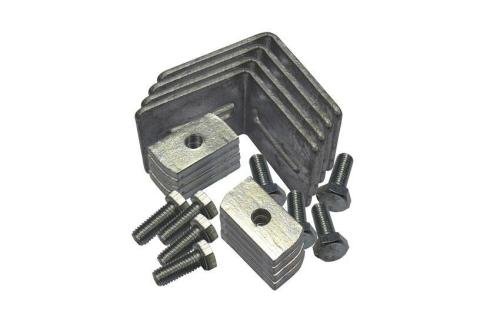 BFS-9500-000 | OPTIONELE BEVESTIGINGSKIT VOOR 'H' FRAME STELPOTEN 305X305MM