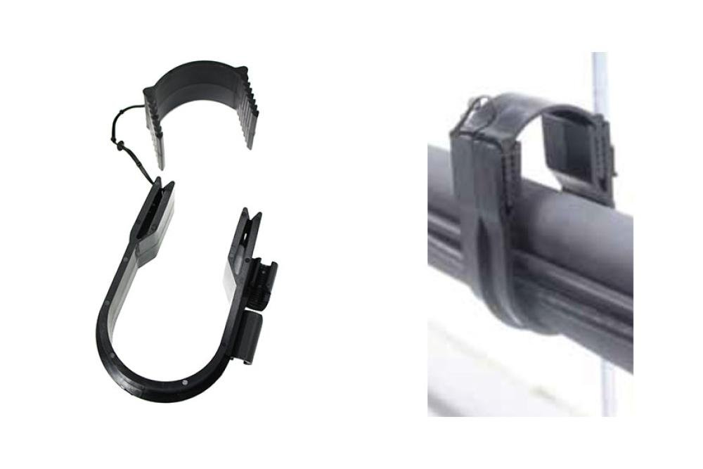 ASP-3415-000 | KUNSTSTOF BUISKLEM VR BUIS Ø38 & Ø54MM BEVESTIGING M8 - 5PCE/PCK