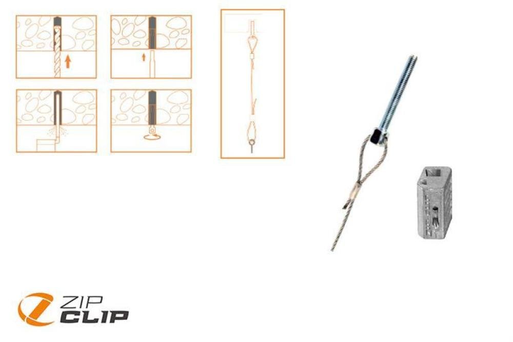ZCM-1005-873 | THREAD-IT M6X20MM OPHANGSYSTEEM 5MTR - BELASTING 15KG - 10PCE/PCK