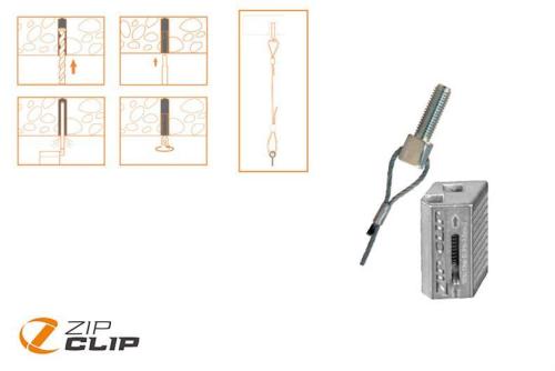 ZCM-3003-873 | THREAD-IT M8X25MM OPHANGSYSTEEM 3MTR - BELASTING 90KG - 10PCE/PCK