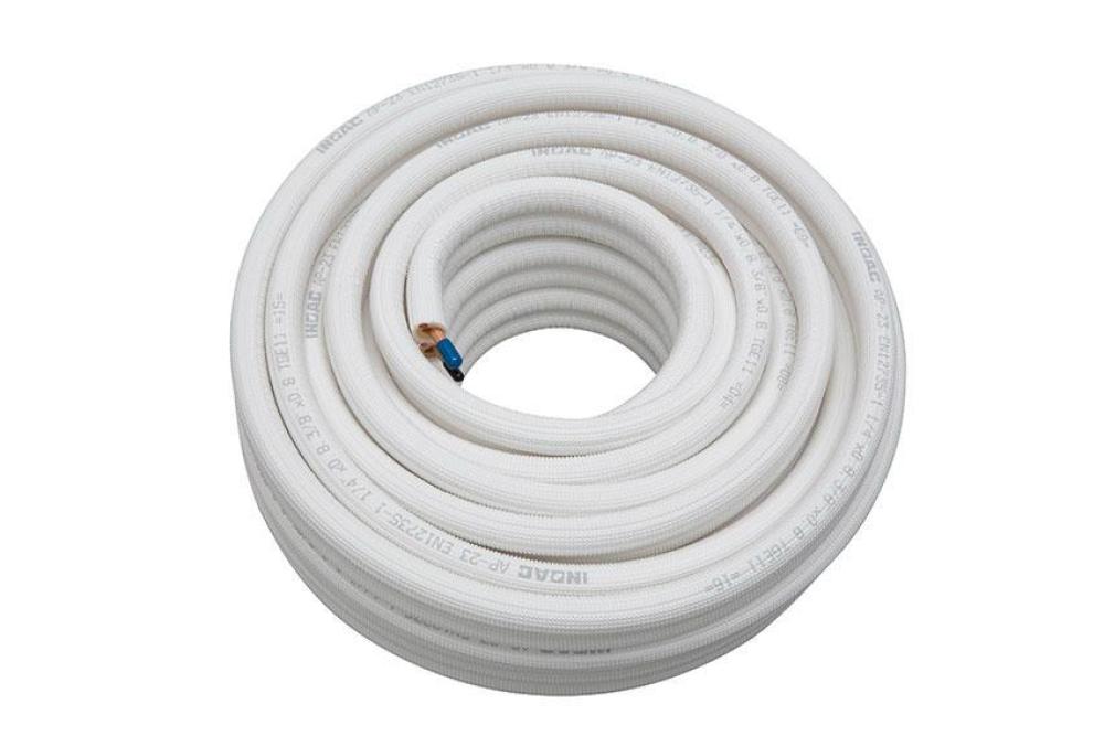 CIN-2212-000 | TUBE CUIVRE PREISOLE 1/4'+1/2' CLAS.AU FEU B-S1-D0 - 20MTR/ROL