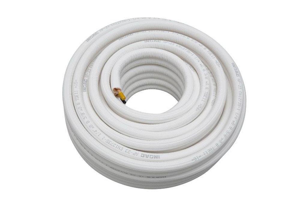 CIN-2222-000 | TUBE CUIVRE PREISOLE 1/4'+5/8' CLAS.AU FEU B-S1-D0 - 20MTR/ROL