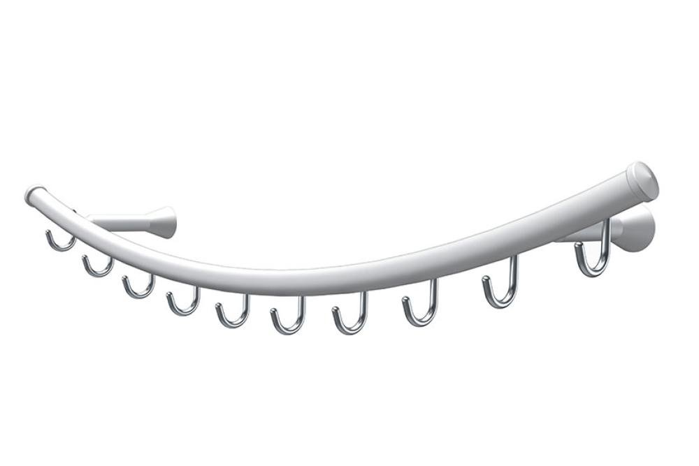 CHB-3085-852 | ALUMINIUM VLEESBAAR GEBOGEN ONDER AFWERKING : E6/EV1 - 1000MM