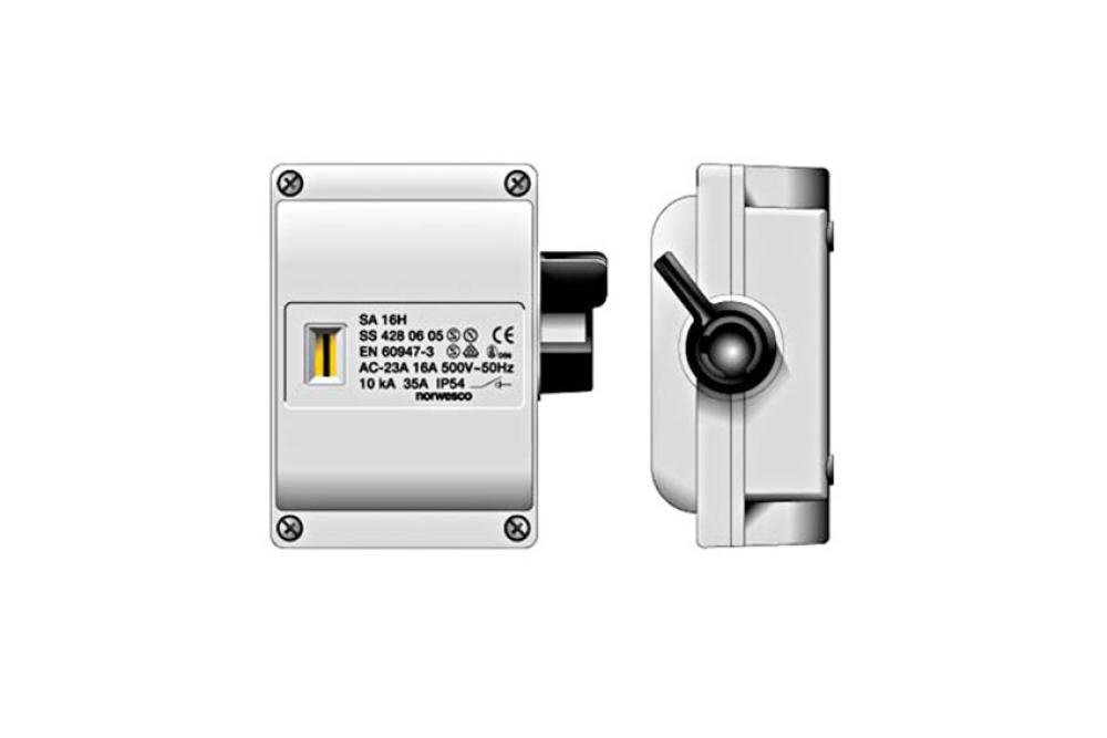 ELK-9000-000 | WERKSCHAKELAAR NORWESCO - 3-FASIG - 16A - 500V