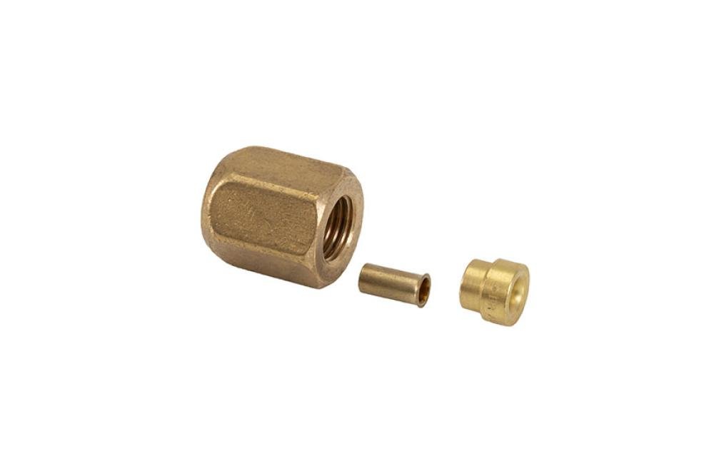 CIF-4000-000 | SAE FITTING AVEC TUBE CONNECTION 1/4' 10PCE/PCK -  20X6.5MM UNF 7/16-20