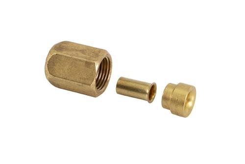 CIF-4010-000 | SAE FITTING AVEC TUBE CONNECTION 3/8' 10PCE/PCK - 25X9.5MM UNF 5/8-18