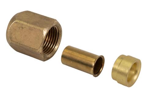 CIF-4031-000 | SAE FITTING AVEC TUBE CONNECTION 5/8' 10PCE/PCK - 31X12.5MM UNF 7/8-14