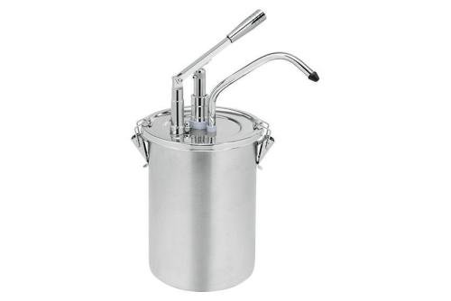 KSD-1010-000 | PREMIUM SAUSDISPENSER VOLLEDIG IN RVS INOX POT 4.5L INCL DEKSEL, PER STUK