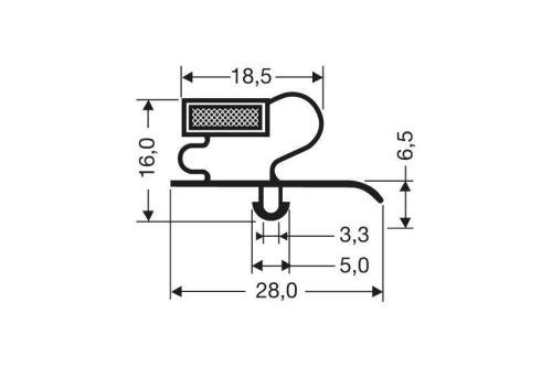 JPC-1920-050 | MAGNEETDICHTING MET MAGNEET M25 2,5MTR/LNG