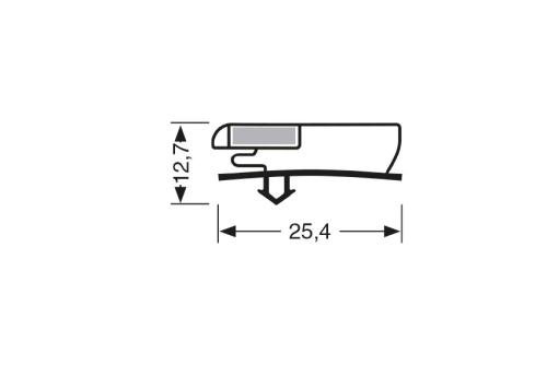 JPC-1690-020 | MAGNEETDICHTING MET MAGNEET M18 2.44MTR/LNG