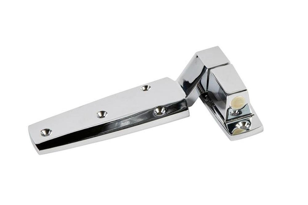 KHC-6201-845 | CHARNIERE CHROMEE - LONG STRAP REVERSIBLE GAUCHE/DROITE - DECALAGE '0'