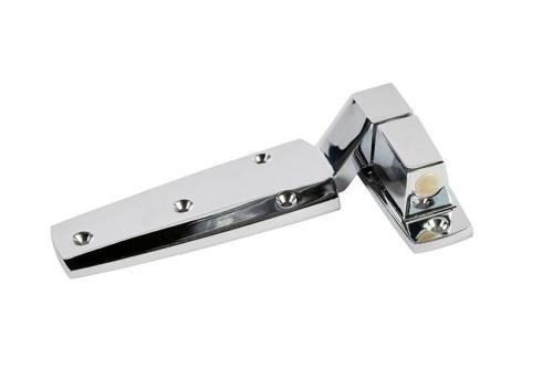 KHC-6201-845 | CHARNIERE CHROMEE - LONG STRAP REVERSIBLE GAUCHE/DROITE - DECALAGE '0'