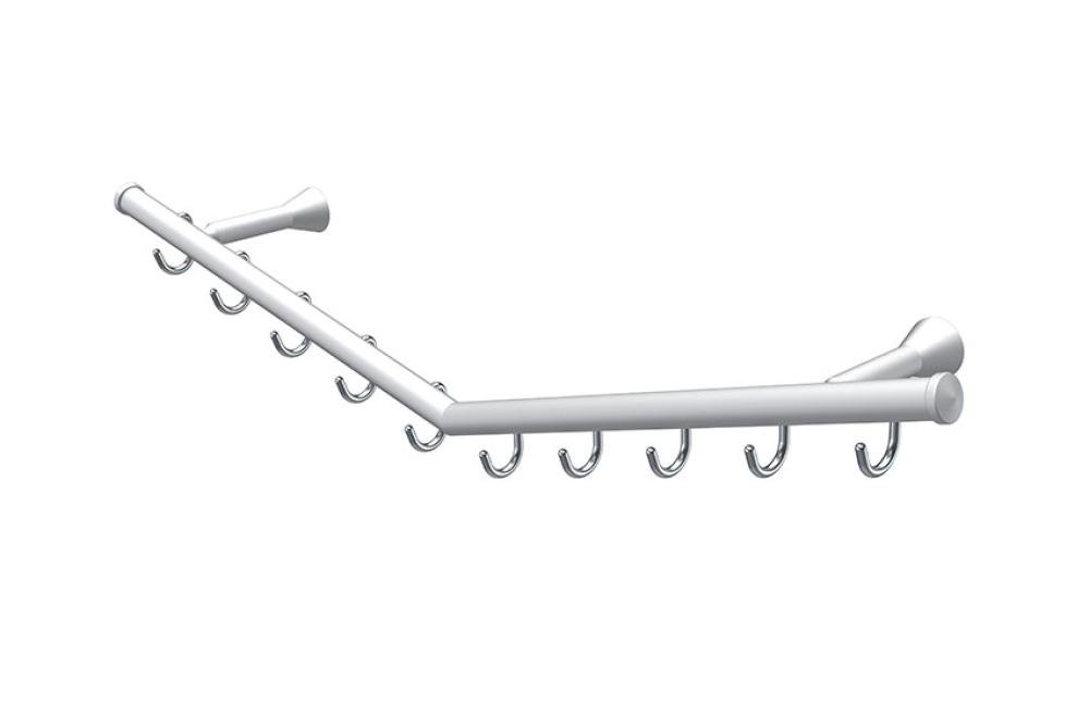 CHB-3079-852 | BARRE A VIANDE ALU ANGULAIRE - Ø30MM FINITION : E6/EV1 - L=1000MM