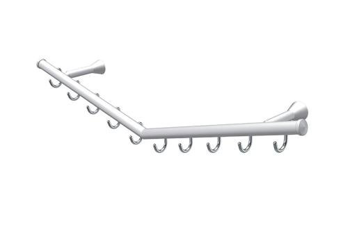 CHB-3079-852 | BARRE A VIANDE ALU ANGULAIRE - Ø30MM FINITION : E6/EV1 - L=1000MM