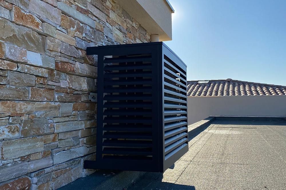 ALX-5620-313 | BOÎTIER - ALUMINIUM LAQUE LARGE - 1100X550-700X950MM
