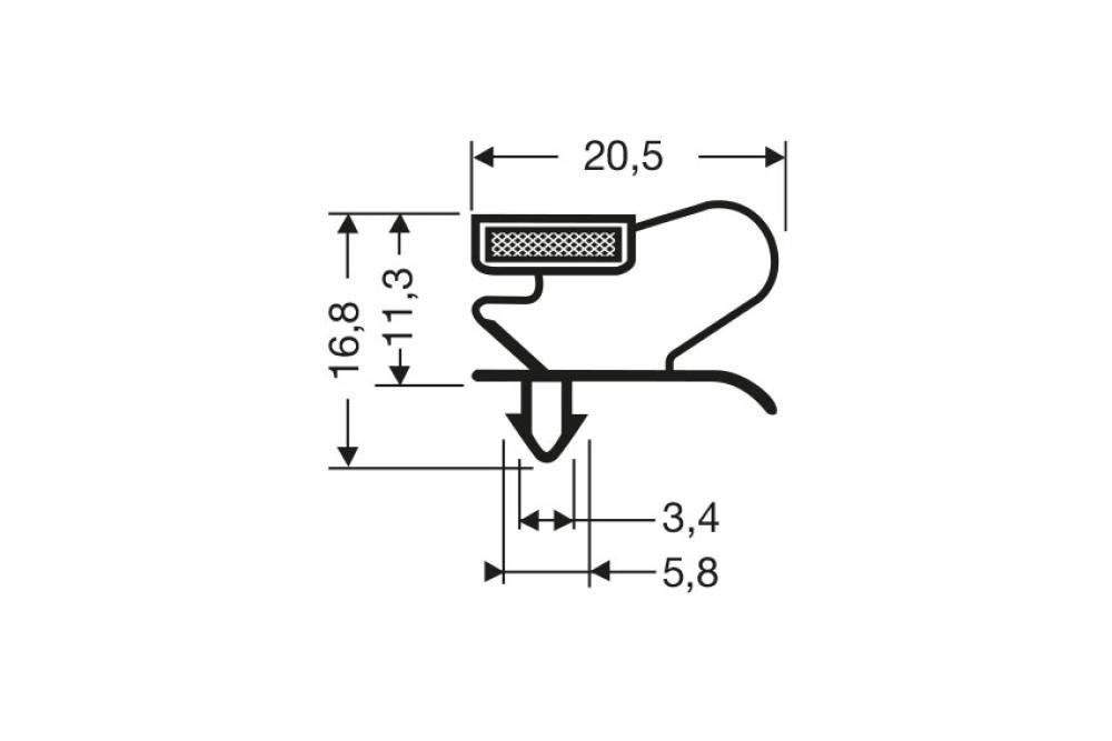 JPC-3250-050 | JOINT MAGNETIQUE - 2550MM/LNG