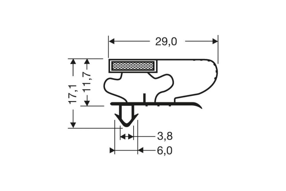 JPC-2214-051 | JOINT MAGNETIQUE - 2550MM/LNG